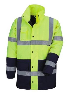 Куртка PARKA HV, XXL, цвет желтый с синими вставками, полистер 100% Kapriol 31083 ― KAPRIOL